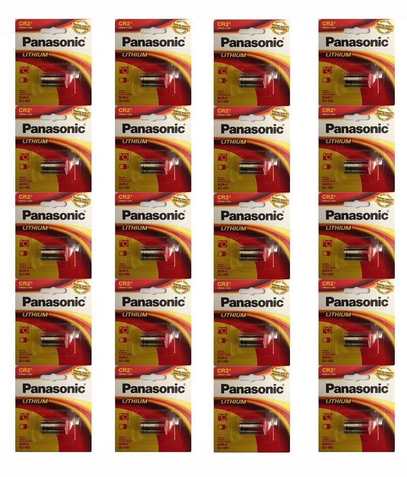 Panasonic CR2 Lithium 3V Battery, 20 Pack